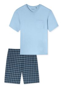 Schiesser Shorty ' Comfort Essentials ' Herren aqua / hellblau Größe M