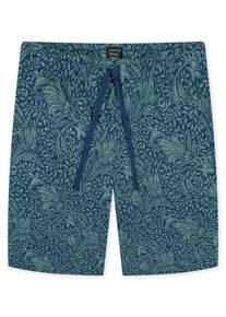 Schiesser Pyjamashorts ' Mix & Relax Bermuda ' Herren dunkelblau / dunkelgrün Größe M
