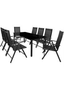 Casaria Tuinset Bern 9-delig Antraciet Aluminium