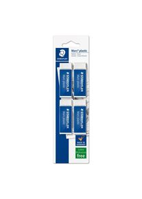 Staedtler Eraser Mars plastic 4pcs blister