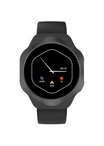 Smartwatch CANYON Hexagon 88, Bluetooth, Ecran AMOLED 1.43inch, Pedometru, Senzor G, Ritm cardiac (Negru)