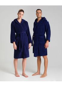 arena Bathrobe - Unisex - navy white - Size: XXL - arena Core Soft Robe