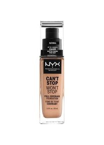 Nyx Cosmetics NYX Professional Makeup Gesichts Make-up Foundation Can't Stop Won't Stop Foundation Nr. 10 Natural 30 ml
