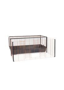 Interzoo Cage à lapins 120 avec extension 118x116x50cm Petit animal
