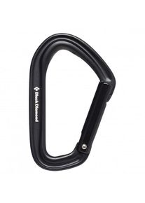 Black Diamond Hotforge Straight Gate Snapgate carabiner grey/black