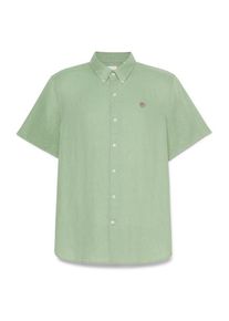 Timberland Mill Brook Linen Short Sleeve Shirt Overhemd Heren (M |groen)