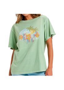 Roxy Womens Sunnyoversize Enzyme Wash T-shirt Dames (XL |groen)