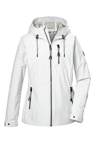 GIGA by Killtec - Wasser- und windabweisende Softshelljacke, weiss, Gr. 36, Kunstfaser