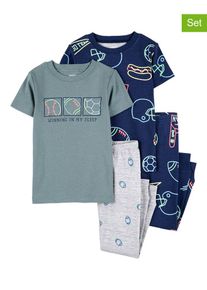 Carter's carter's 2-delige set: pyjama's blauw/donkerblauw - 18% | Maat: 98 |