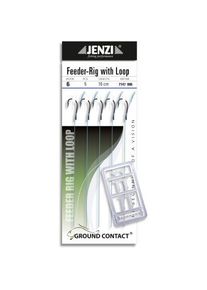 Jenzi Feeder-Vorfächer/Rig, Mono Hakengröße 6