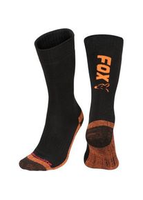 Fox Black / Orange Thermolite long sock 6 - 9 Eu 40-43