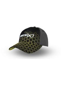 Matrix Hex Print Baseball Cap - Black