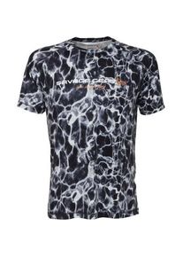 Savage Gear Night Uv T-Shirt M Black Waterprint