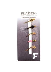 FLADEN Maxximus Fliegen Set 5 teilig Goldhead nymphs