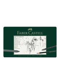 Faber Castell Faber-Castell PITT GRAPHITE - pencil crayon and paint brush set - 2B 2H 3B 4B 6B 8B 9B B HB