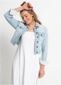 Veste en jean - bleu - taille 40 avec coton - bonprix