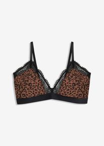 Soutien-gorge triangle sans armatures à coussinets amovibles - noir - taille 110A - bonprix