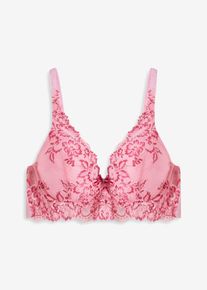 Soutien-gorge push-up à armatures et rembourrage amovible - rose - taille 105A - bonprix