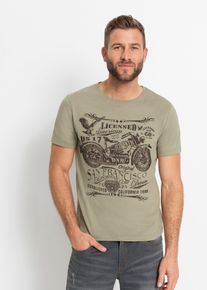 T-shirt 100% coton - vert - taille 44/46 (S) - 100% coton - bonprix