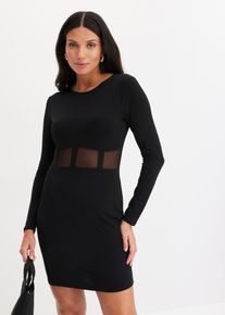 Robe courte près du corps - noir - taille 46/48 (L) - bonprix