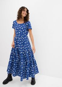 Robe à manches courtes - bleu - taille 54 - 100% coton - bonprix