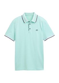 Tom Tailor Poloshirt Herren grün Größe S Logoprint