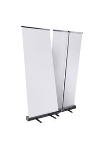 1 Roll Up Standard, without print, 200 x 85 cm | black, aluminium