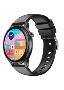Smartwatch XO Design J6, Bluetooth, Ecran IPS 1.43inch, Monitorizare stres, Ritm cardiac, Inregistrare activitati, IP68 (Negru)