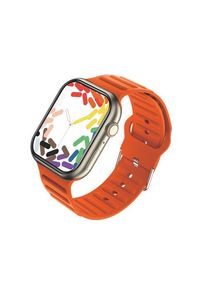 Smartwatch Sendem N9 Max, Ecran HD 2.01inch, Bluetooth, Monitorizare sanatate, Peste 100 moduri sport (Portocaliu)