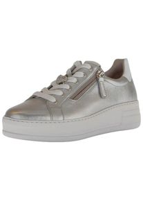 Gabor Dames Sneakers laag zilver / wit 35