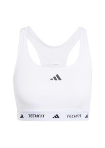 adidas Performance Sport-BH Damen weiß Größe XXXS/XXS Logoprint