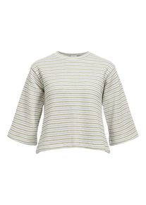 Object Dames Trui 'Jeta' ecru / blauw / grijs S