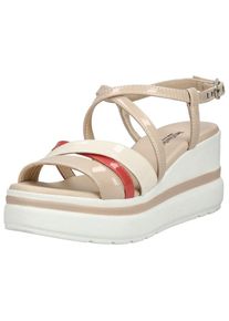 Nero Giardini Dames Sandaal beige / crème / rood 35