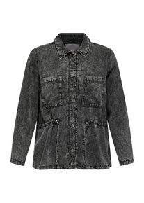 Only Carmakoma Jacke 'CARKenya' Damen black denim Größe XXXL/4XL