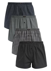 next Boxershorts Herren hellgrau / schwarz / weiß Größe XXL