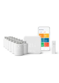 tado° Slimme Bedrade Thermostaat Startpakket V3+ en 12 Radiatorknoppen