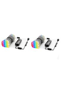Twinkly Curtain RGBW - Transparant 210 lampjes 2-pack