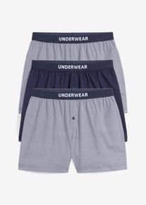 Boxer larghi a gamba lunga - Blu - Taglia 6 (L) - bonprix