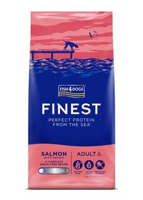 FISH4DOGS Granule veľké pre dospelých psov Finest losos so zemiakmi 6kg, 1+