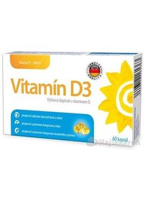 Pamex Vitamín D3 2000 IU, 60 cps, Sirowa