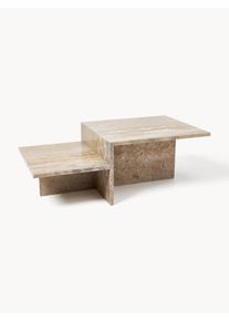 ferm LIVING Stolik kawowy z trawertynu Distinct