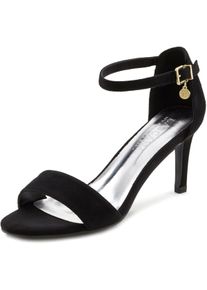 Lascana Damen High-Heel-Sandalette in schwarz ,Größe 36, Witt, 100% Textil