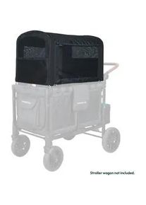 Wonderfold Sonnendach , Schwarz , Kunststoff , 72.90x50.80x46.99 cm , UV 50+ beschichtet , Baby on Tour, Kinderwagen, Kinderwagenzubehör, Kinderwagen Sonnenschirme