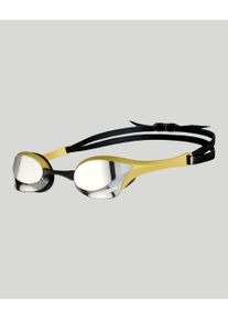 arena Swim Goggles - Unisex - silver-gold - Size: One size fits all - Cobra Ultra Swipe Mirror Goggles