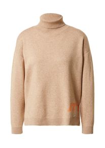 Key Largo Kvinnor Tröja 'Dream' beigemelerad / orange Storlek S