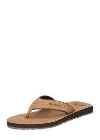 Quiksilver Zehentrenner 'CARVER' Herren beige Größe 40 Logoprint
