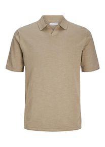 Jack & Jones JACK & JONES Poloshirt 'JJKANE' Herren dunkelbeige Größe S