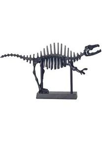Livetastic Dekotier , Schwarz , Metall , Dinosaurier , 62x32.5x12 cm , stehend, zum Stellen, handgemacht, Tierfiguren , Dekoration, Dekofiguren & Skulpturen, Dekotiere