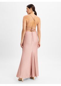 UNIQUE Abendkleid mit Stola Damen altrosa Größe 34