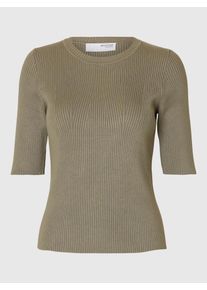 Selected Femme Dames Trui 'SLFMala' olijfgroen M